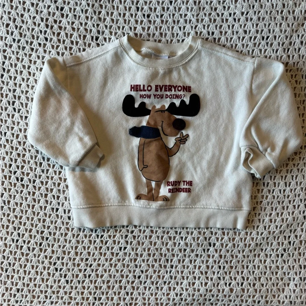 Zara Reindeer Sweatshirt